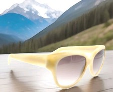 NEW YVES SAINT LAURENT SUNGLASSES YSL 6359/S 0F0-JS WHITE/GRAY AUTHENTIC.  350.