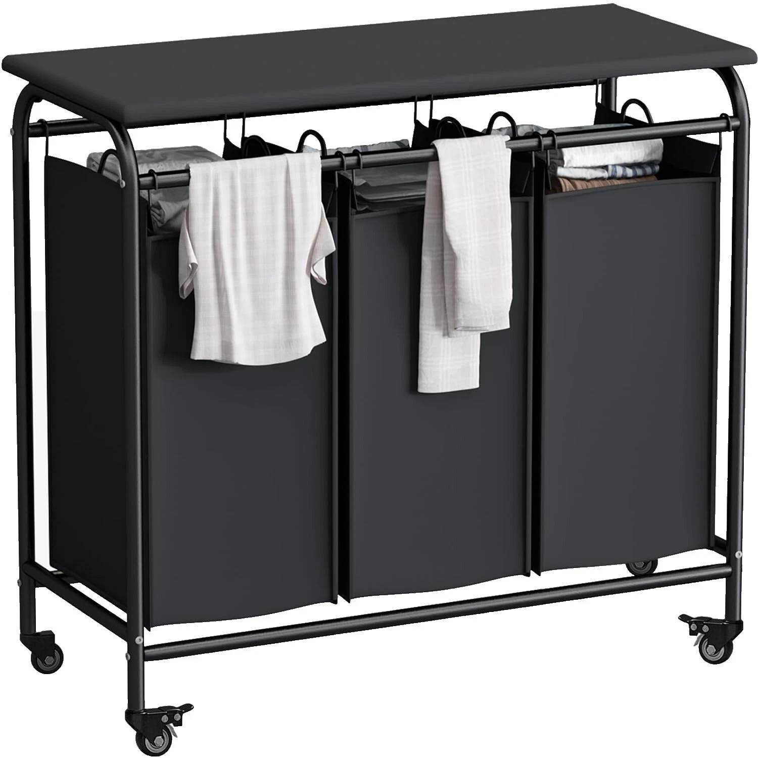 Metal Laundry Hampers & Carts