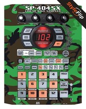 Roland SP - 404SX Skins  Green Camo  Protective Decal  StyleFlip Skins
