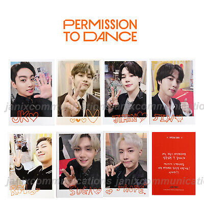 BTS PTD Permission To Dance On Stage Mini Photo Card Special BTS PTD Permission To Dance On Stage Mini Photo Card Special