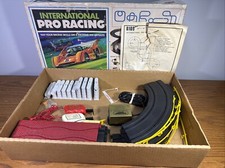 Vintage 1980's Tyco International Pro Racing Track Slot Car Incomplete No Cars