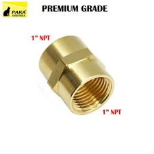 1" NPT Thread Female Hex Union Brass Coupling Fitting