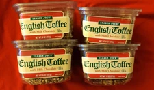 4 PACK TRADER JOE'S ENGLISH TOFFEE 8 OZ EACH