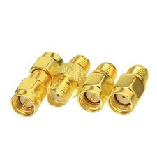 SMA Female / Male to RP-SMA Female / Male RF Coaxial Coax Adapter Connector KIT