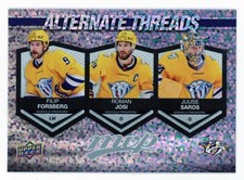 2023-24 Upper Deck Los Angeles Kings alternate threads insert hockey card