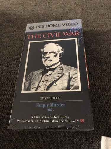 The Civil War VHS Episode 4: Simply Murder 1863 PBS Video BRAND NEW SEALED - Picture 2 of 8