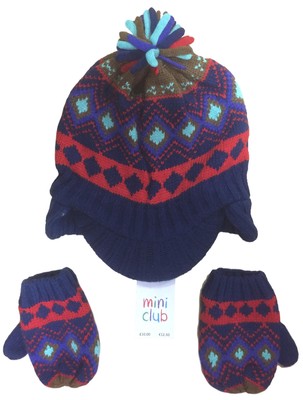 boys hat and mittens