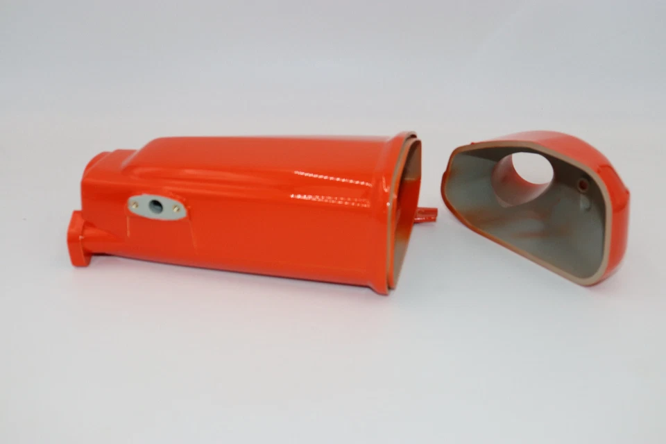 Honda CT90 1977 caja de filtro de aire naranja brillante Trail90 Foto 2 de 4