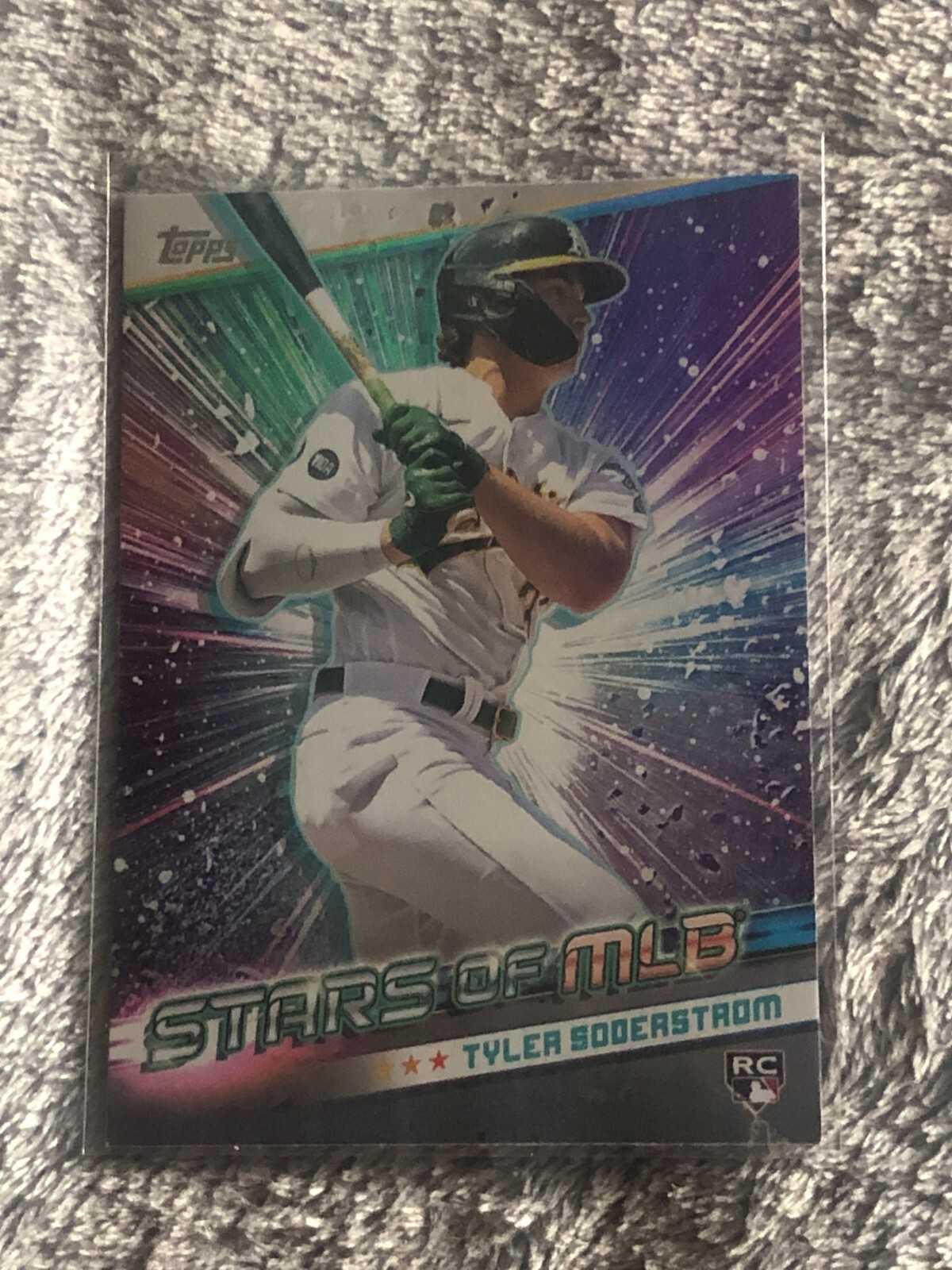 824-1 2024 Topps Series 1 RC Stars of MLB Tyler Soderstrom Oakland Athletics