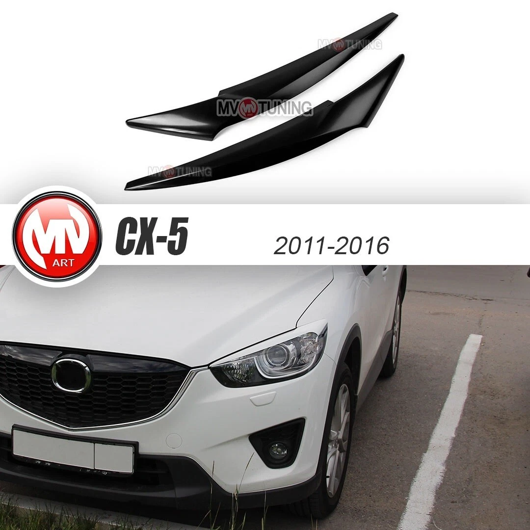 Front Eyelids Eyebrows Headlight Cover var №1 wide for Mazda CX-5 (KE)  2010-2017 | eBay