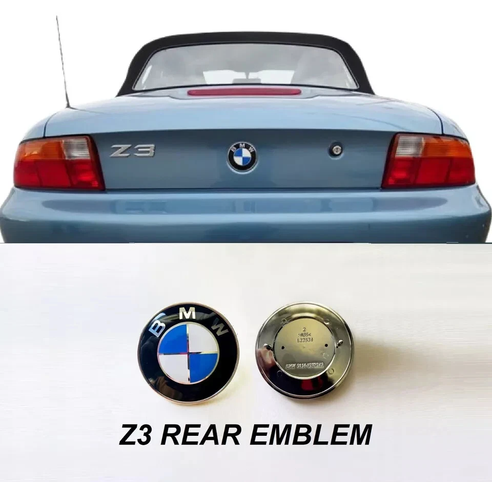 BMW Z3 Rear, Front and Fender Emblem SET 3x78mm + 1x82mm - SET OF 4 - Image 4 of 4