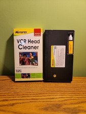 Memorex VHS VCR Video Head Cleaner Non-Abrasive Wet Cleaning System NO FLUID