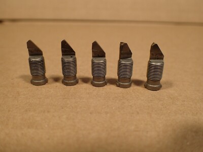 5 Pc Lot TSD Devlieg Microbore #2 PCD Diamond Boring Cartridges: 1/4'' Thread NOS