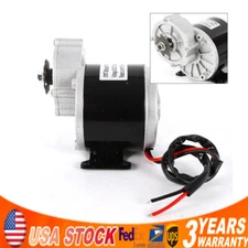 Gear Reduction Face Mount DC Electric Motor 9 Teeth Sprocket 24V 350W NEW