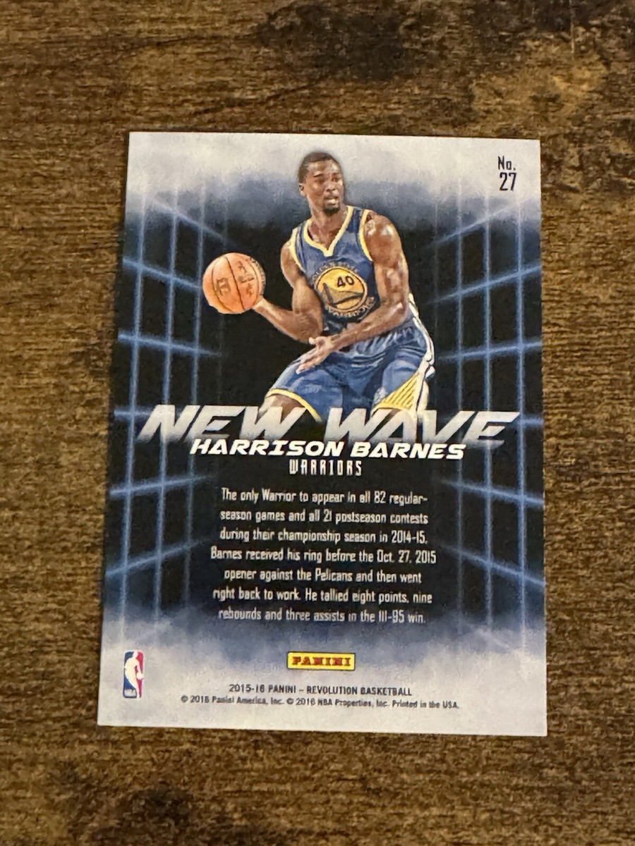 2015-16 Panini Revolution - New Wave Harrison Barnes #27 for