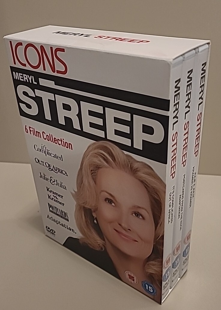 Meryl Streep - It's Complicated/Out Of Africa/Julie & Julia Etc... R2 DVD Boxset