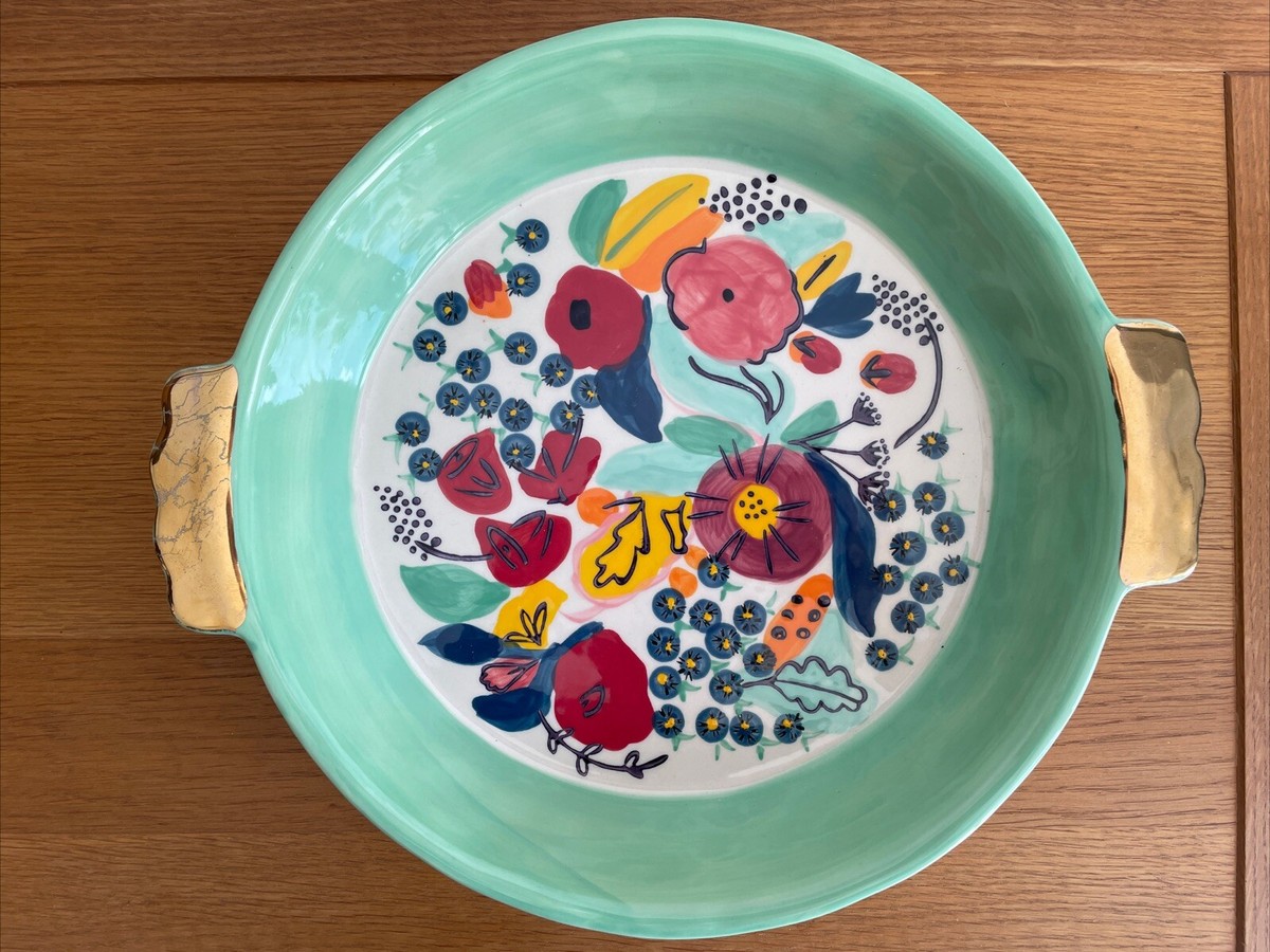 Anthropologie Milton Stoneware Pie Dish