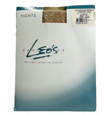 Leo's LT7001G Girl's Size 12-14 Performance Light Toast Footed Tights
