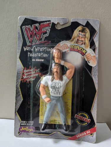 JusToys Bend-Ems WWF Al Snow Figure ...