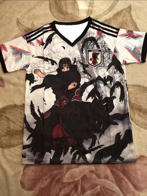 Naruto Itachi Fußballtrikot Team Japan T-Shirt Sommer Sport Farbe 1 Stück