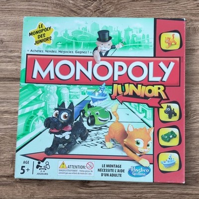 Hasbro Monopoly Junior Brettspiel Familienspiel - Französische Version 