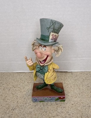 Jim Shore Disney Alice In Wonderland Mad Cap Mayhem Mad Hatter Figurine #4023529
