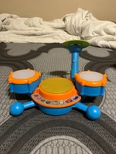VTech Kidi Beats Drum Set Baby Toddler Kid Learning Toy- Tested & Works Great