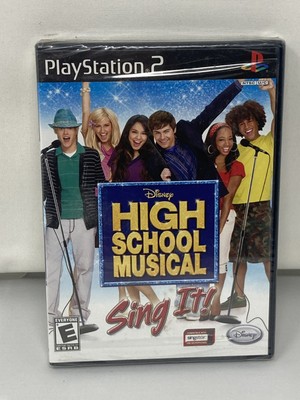(NEW) High School Musical Sing It: Playstation2 Complete W Manual & Lyrics Books
