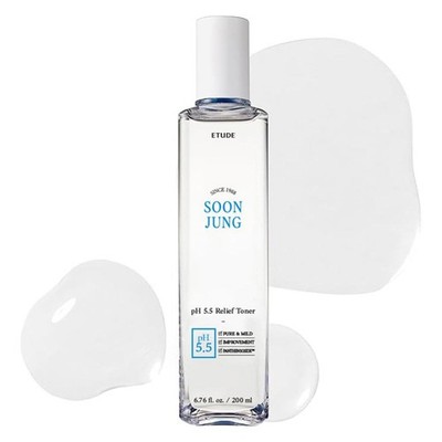 House Soonjung pH5.5 Relief Toner 200ml ( Version) | Skin Care Solution | Low PH