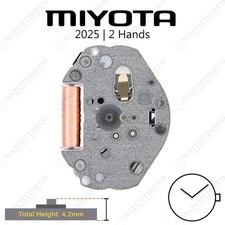 Genuine Miyota 2025 Watch Movement Japan 2 Hands