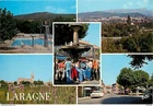 Postcard - 05 - Laragne Monteglin - Multivue - Swimming pool - Automobiles - Fla