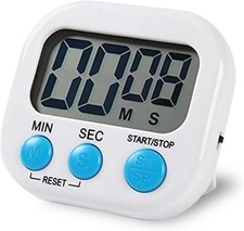Multi-functional Digital Kitchen Timer - ABS material, loud alarm, large