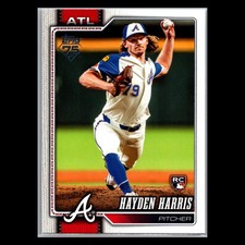 Topps Series 2 #410 Hayden Harris Rookie Card Atlanta Braves (RC). rookie card picture