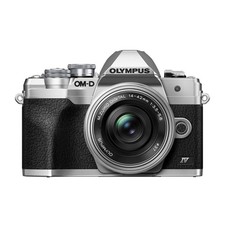 Olympus OM-D E-M10 Mark IV Camera Silver  M.Zuiko Digital ED 14-42mm Lens Kit