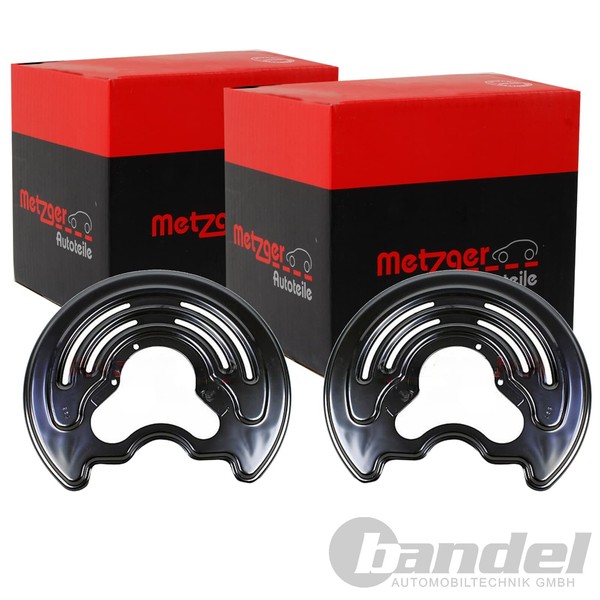 2X Metzger Spritzbleche Bremsscheiben Hinten Passend FÜR Nissan Primastar Opel-image