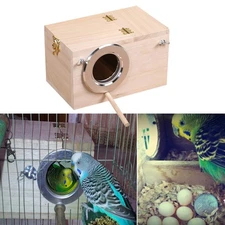 Wooden Bird Watching Holder Nesting Box For Finches And Sparrows