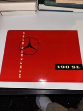 Mercedes Benz 190 Sl Deluxe Factory Catalog Vintage Original