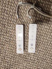 Nintendo OEM Wii Remote Controller Lot of 2 Tested Working Free Shipping Wiimote
