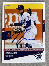 NICK MORABITO AUTOGRAPH 2025 BINGHAMTON RUMBLE PONIES METS TEAM SET TRADING CARD
