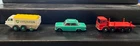Lot of 3 Vintage Lesney Matchbox Cars, Fiat, Exploration Truck, Pipe Truck