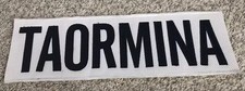 Matt Taormina Syracuse Crunch Jersey Nameplate Authentic TB Lightning NJ Devils