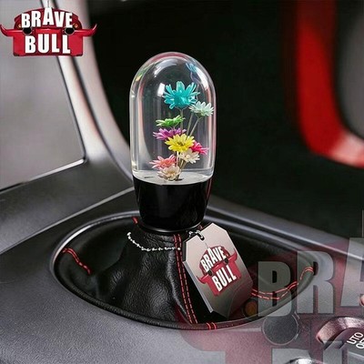 Little Daisy Pattern Gear Shift Knob Fit for Universal Manual Car Shifter Handle