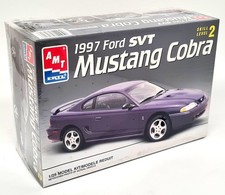 Amt 125 Ford Mustang Cobra Svt 1997 Plastic Scale Model Car Kit Amt 125 Ford Mustang Cobra Svt 1997 Plastic Scale Model Car Kit