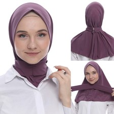 Muslim Hijab Women Premium Scarf 100 Stretchable Polyester Head Wrap