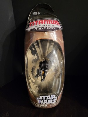Darth Maul's Sith Speeder 2006 STAR WARS Saga Titanium Die Cast MOC NEW
