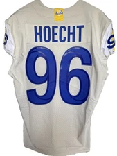 Michael Hoecht TEAM ISSUED Los Angeles Rams Nike On-Field NFL Jersey Inc. COA 🛡