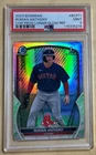 🔥Roman Anthony 1st RC 💥LUNAR GLOW REFRACTOR💥PSA 9 - RED SOX - 2023 BOWMAN