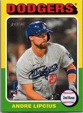 2024 Topps Heritage High Number - Andre Lipcius [Base] #699 (RC) - Dodgers