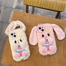 Plush Case For HONOR X5C/X6B/X6C/X7/X9/200Smart/400Lite Fluffy Pet Phone Cover
