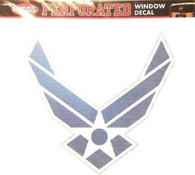 United States Air Force 8 Inch Decal Sticker Perforated Window Film One ...